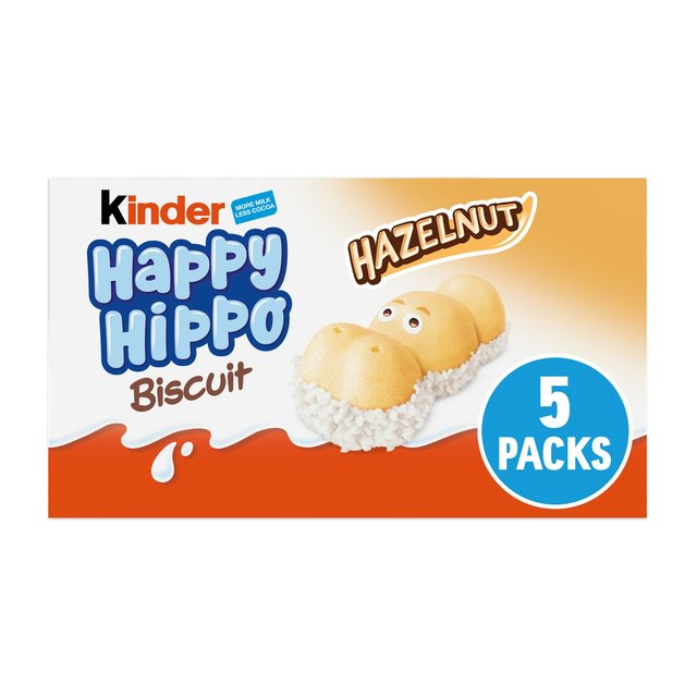 Kinder 5 Happy Hippo Milk & Hazelnut Biscuits