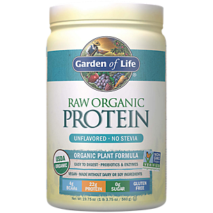 Raw Organic Plant Protein - Unflavored (20 oz. / 20 Servings)
