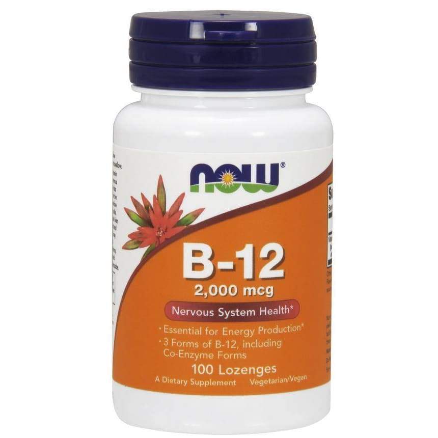 Vitamin B-12, 2000mcg - 100 lozenges
