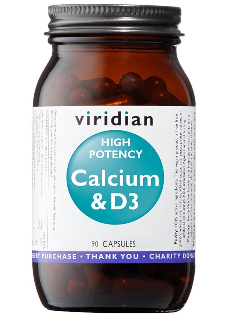 Viridian High Potency Calcium & Vitamin D3