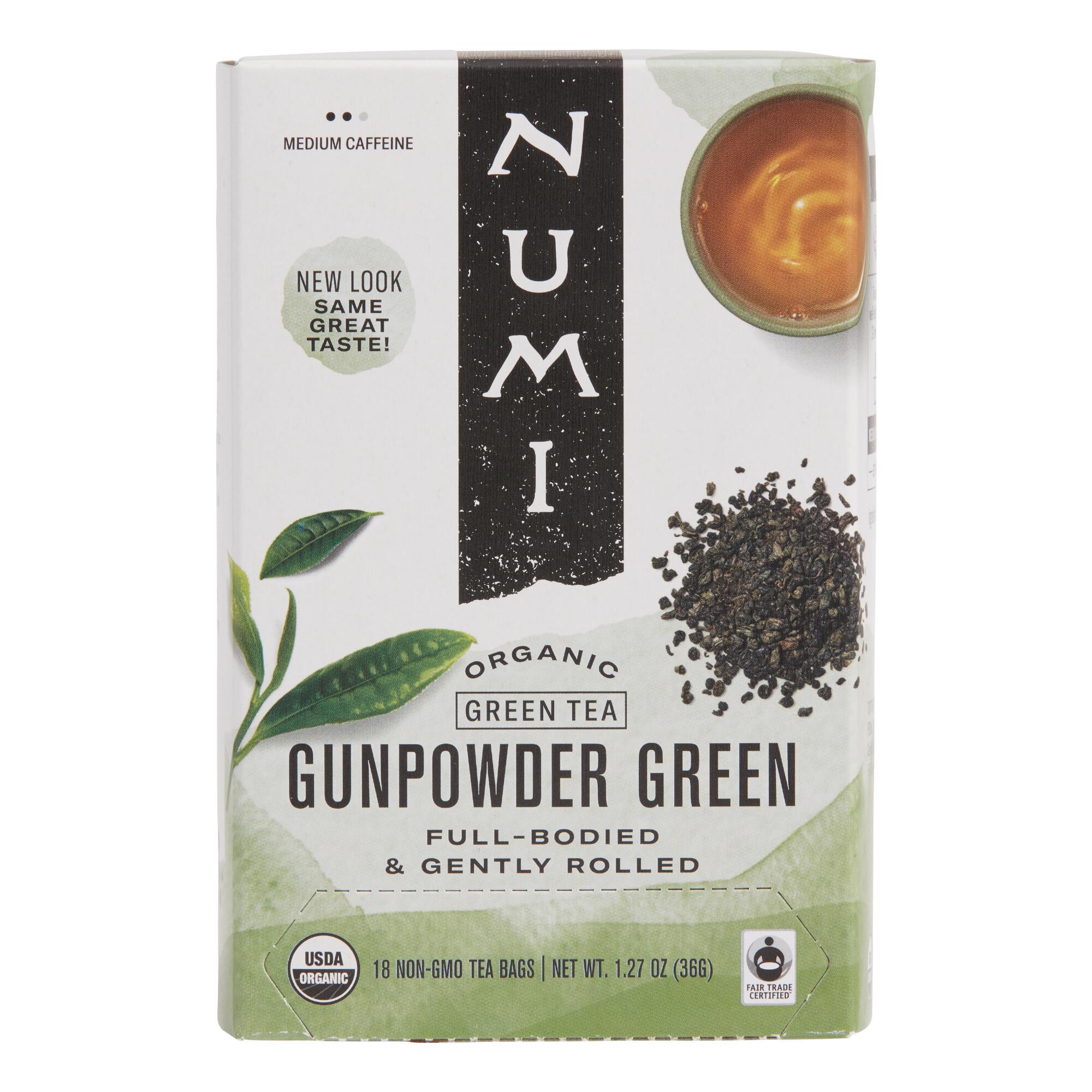 Numi Organic Gunpowder Green Tea, 18 Count Box by World Market