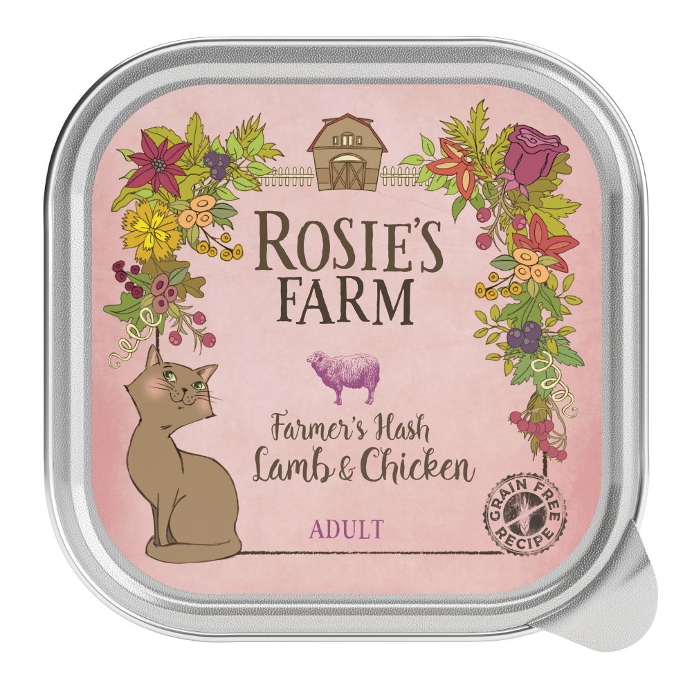 Rosie's Farm Adult Farmer's Hash with Lamb & Chicken - Saver Pack: 48 x 100g