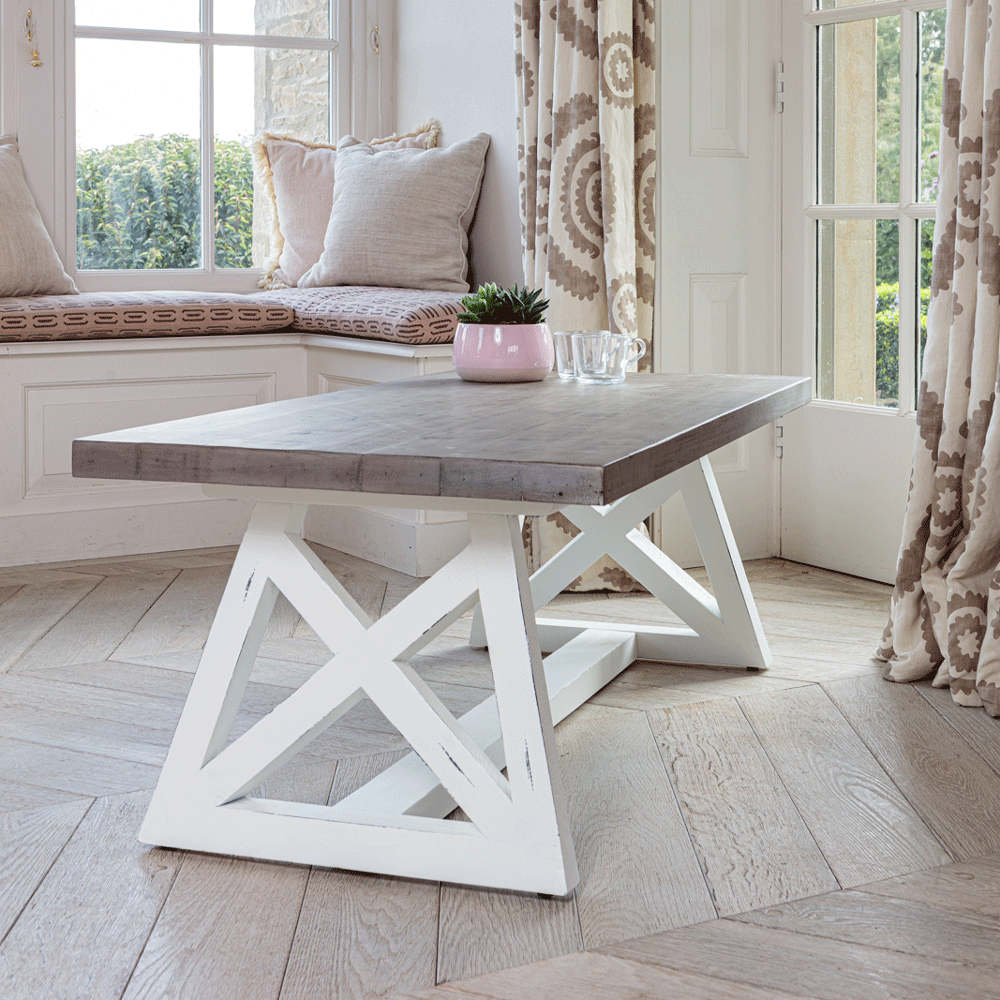 The White and Grey Coffee Table
