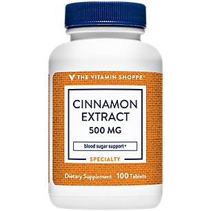 Cinnamon Extract - Blood Sugar Support - 500 MG (100 Tablets)