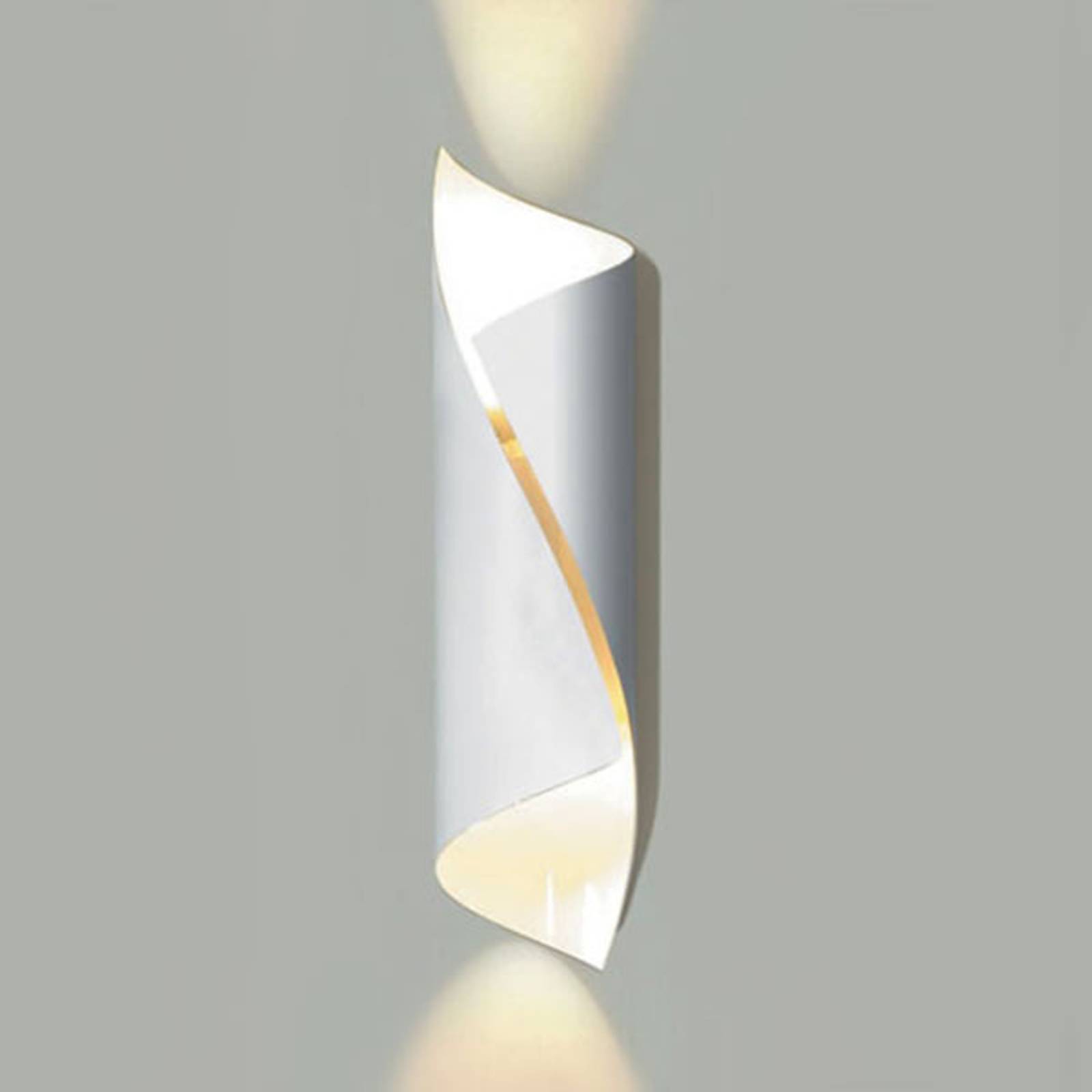 Knikerboker Hué -LED-seinälamppu K 54cm, valkoinen