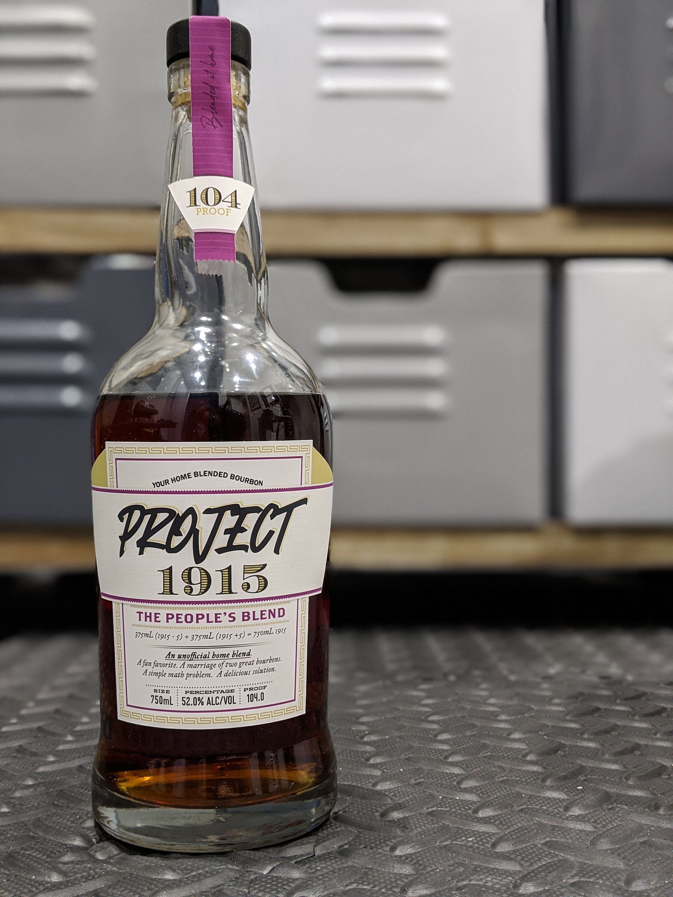 Project 1915 - The People's Blend Custom Label Bourbon Whiskey