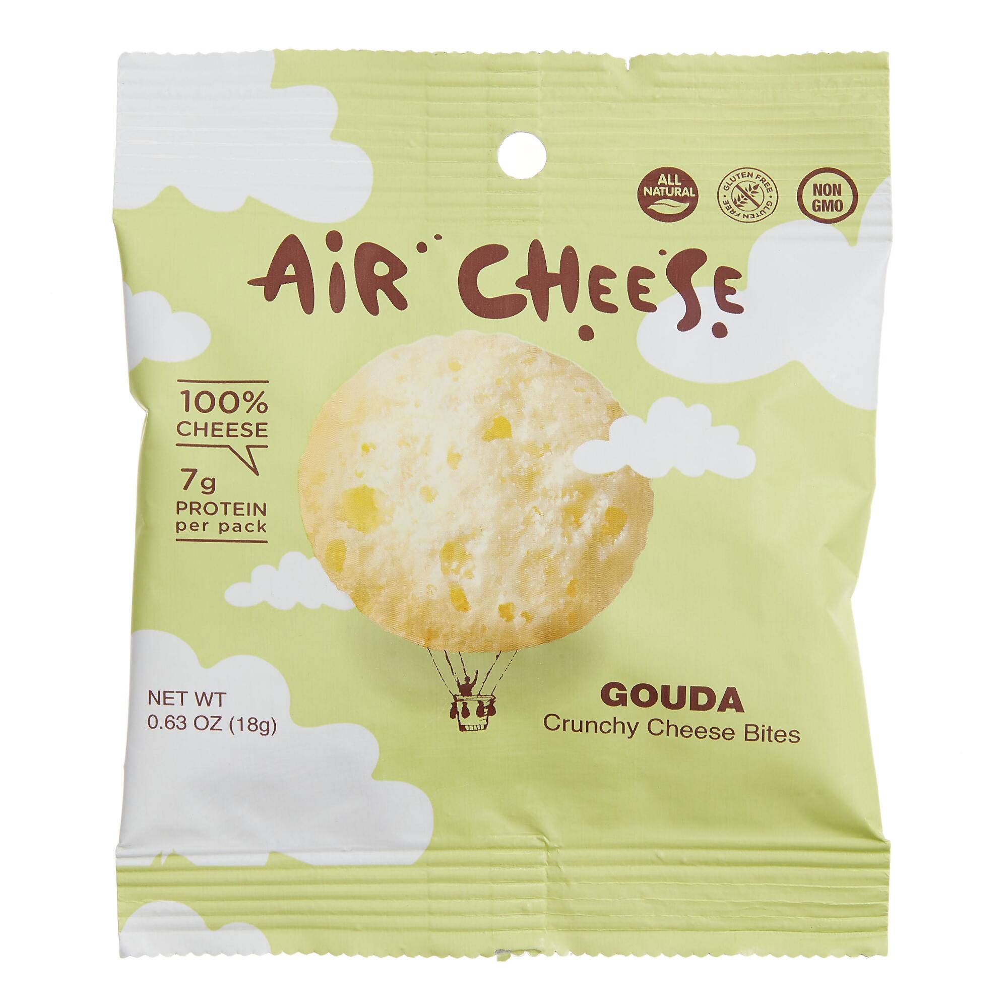 Air Cheese Gouda Crunchy Cheese Bites Snack Size Set of 6 by World Market