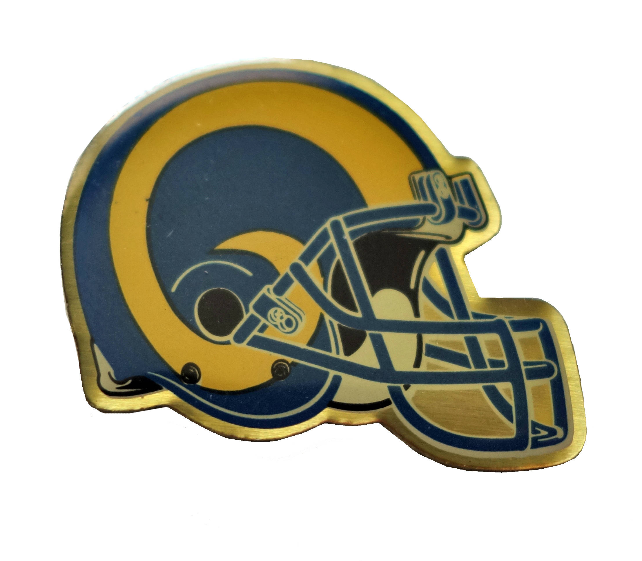 st Louis Rams Helmet Logo Vintage Enamel Pin Lapel Badge Brooch Gift Nfl Football Missouri
