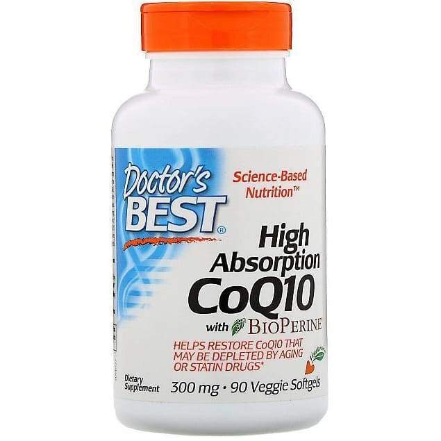 High Absorption CoQ10 with BioPerine, 300mg - 90 veggie softgels