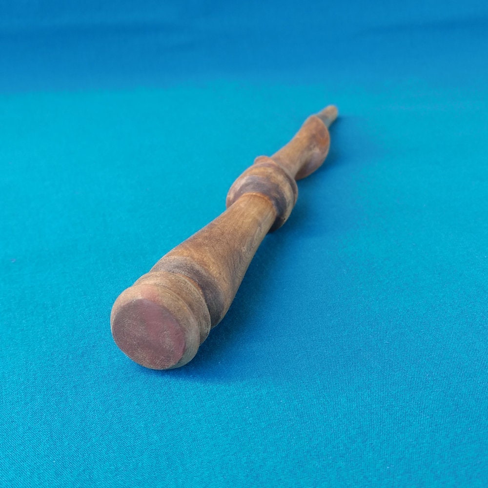 Small 10 Juniper Wand, Hand Carved Spiral, Larp, Cosplay, Halloween, Magic, Pagan, Viking - Made & in The Usa