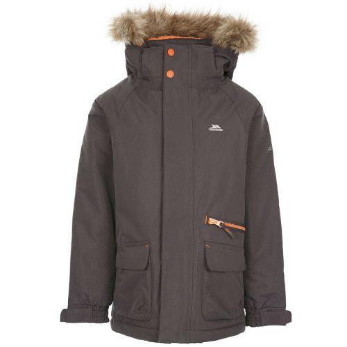 Trespass Men's Upbeat Waterproof Jacket Various Colours Upbeat_Jkt - Dark Grey 5-6 Years