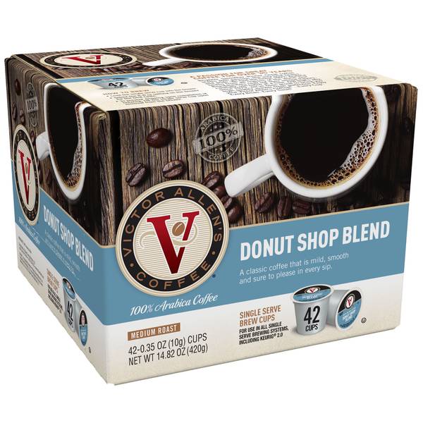Victor Allen's Coffee Donut Shop Blend Coffee - 42 count
