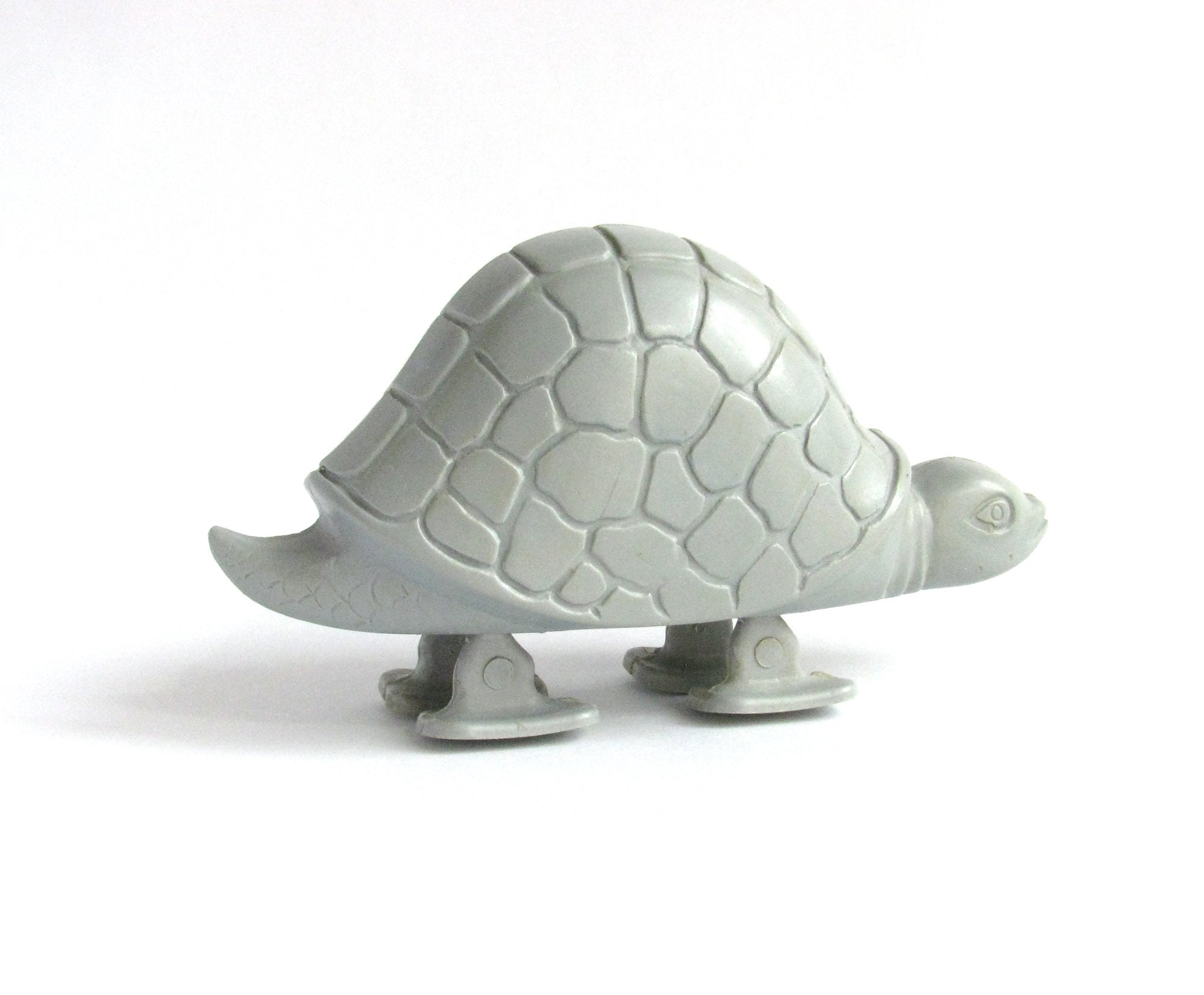 Ramp Walker, Turtle, Vintage Plastic Animal Toy, Funny, Moveable, Cute, Old Russian Toy, Made in Ussr, Soviet Union, 1980S