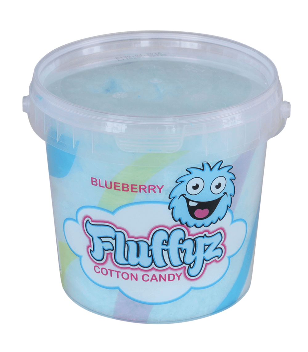 Fluffyz Sockervadd Blåbär 50g