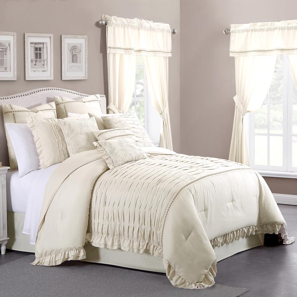 Amrapur Overseas Antonella Sand Multi Reversible Queen Comforter (Blend with Polyester Fill) | 4CMF24SG-ANS-QN