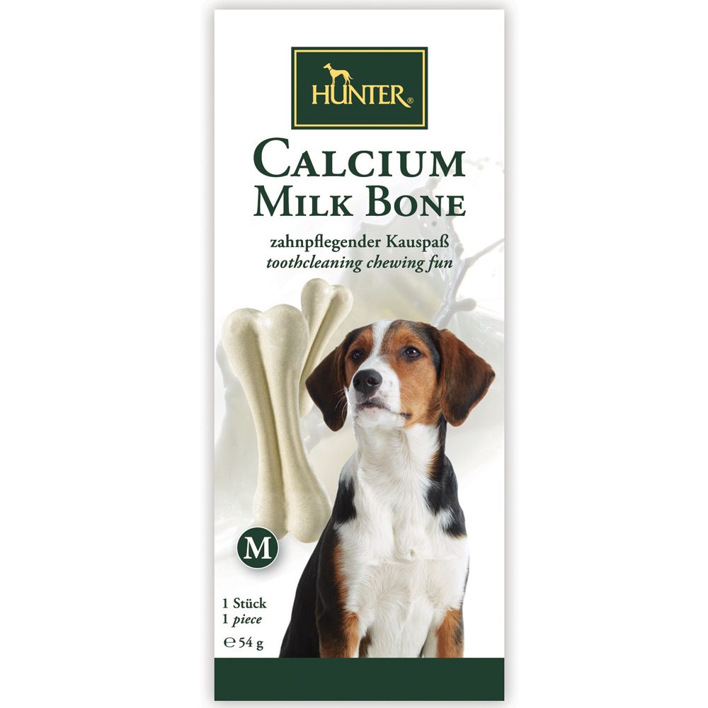 HUNTER Calcium Milk Bone - Saver Pack: 5 x Medium