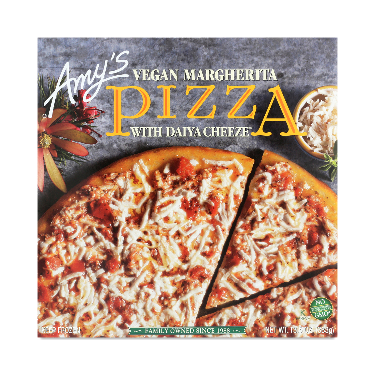 Amy's Vegan Margherita Pizza 13.5 oz box