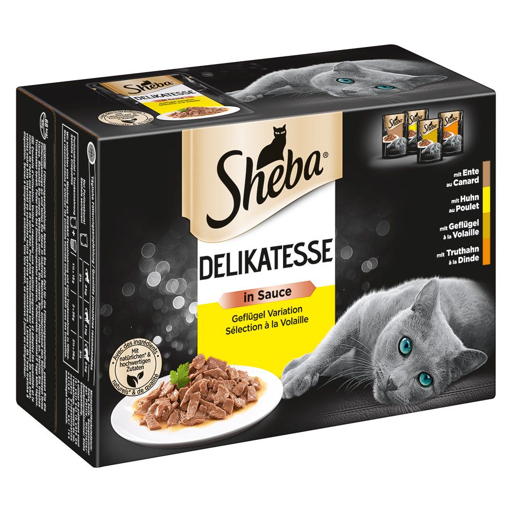 Sheba Pouches Select Slices 12 x 85g - Fish Collection in Gravy