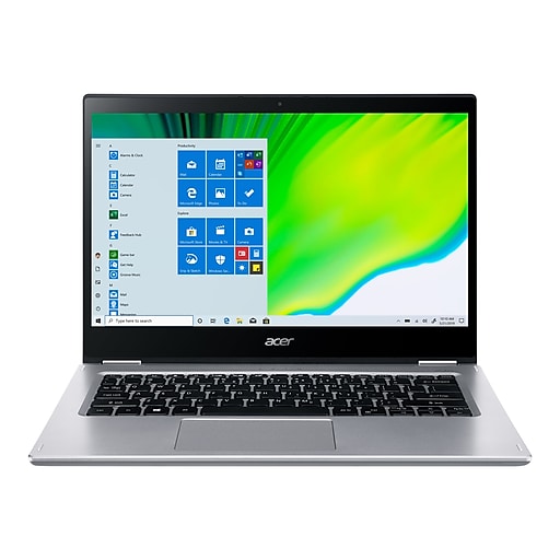Acer Spin 3 SP314-21-R56W 14" Refurbished Notebook, AMD Ryzen 3, 4GB Memory, 128GB SSD, Windows 10