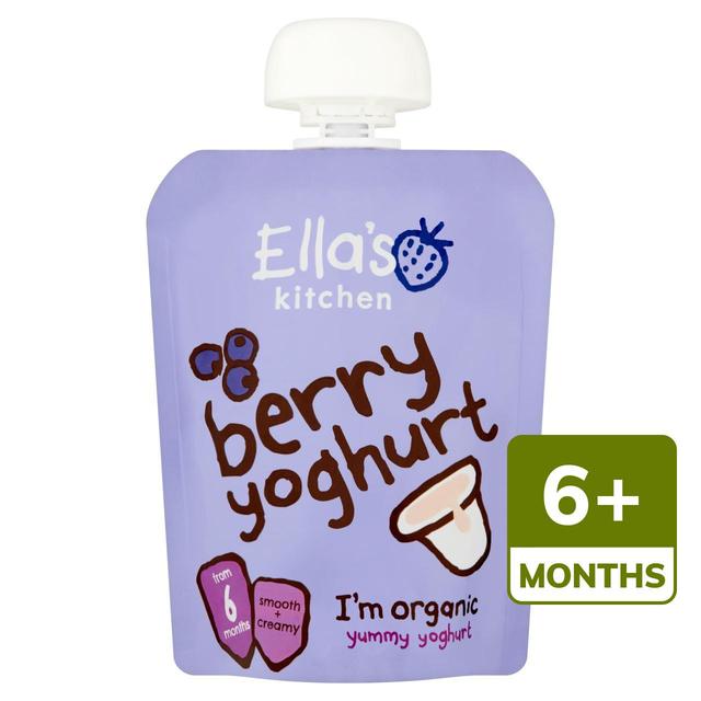 Ella's Kitchen Berry Organic Yoghurt Pouch, 6 mths+