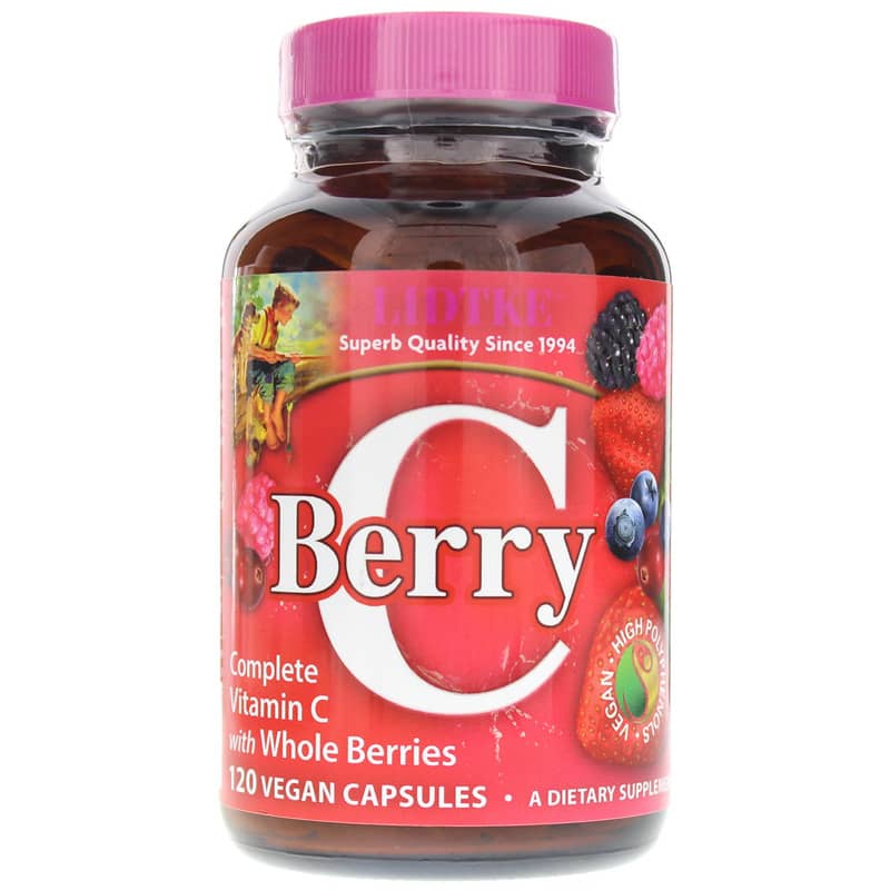 Lidtke Berry-C Complete Vitamin C 120 Veg Capsules