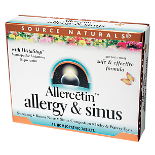 Allercetin Allergy & Sinus with HistaStop - Homeopathic (48 Tablets)