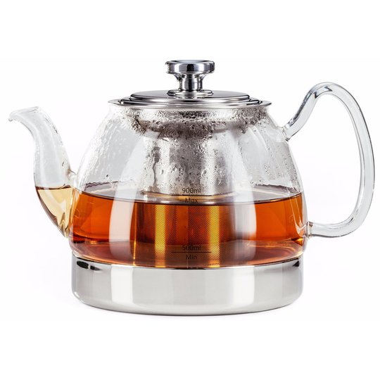 Horwood Teapot Glass Stovetop 900ml