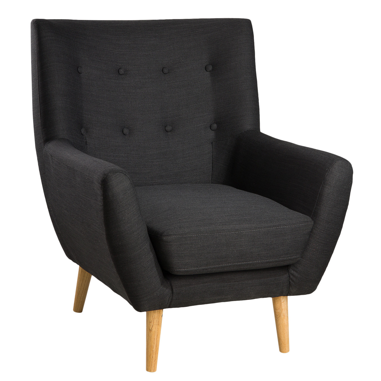 MIAMI XL loungestol sort // Forventes på lager til vinter