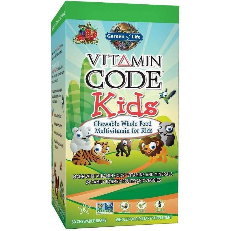 Vitamin Code Kids, Chewable Whole Food Multivitamin For Kids - 60 chewable bears