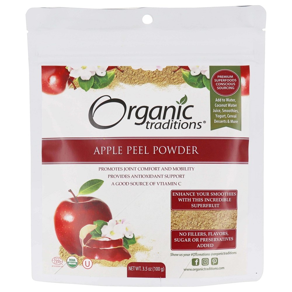 Organic Traditions - Apple Peel Powder - 3.5 oz.