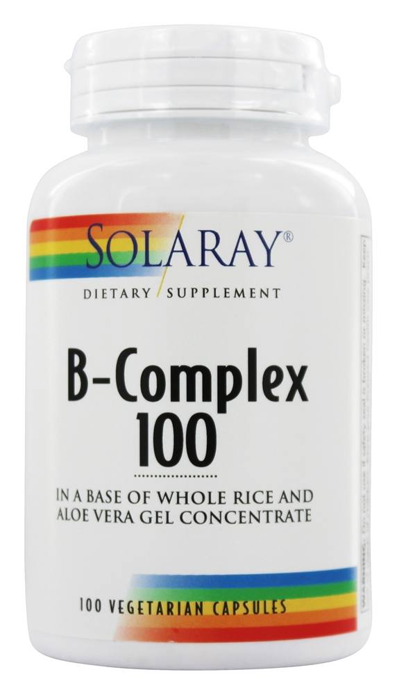Solaray - B Complex 100 - 100 Capsules