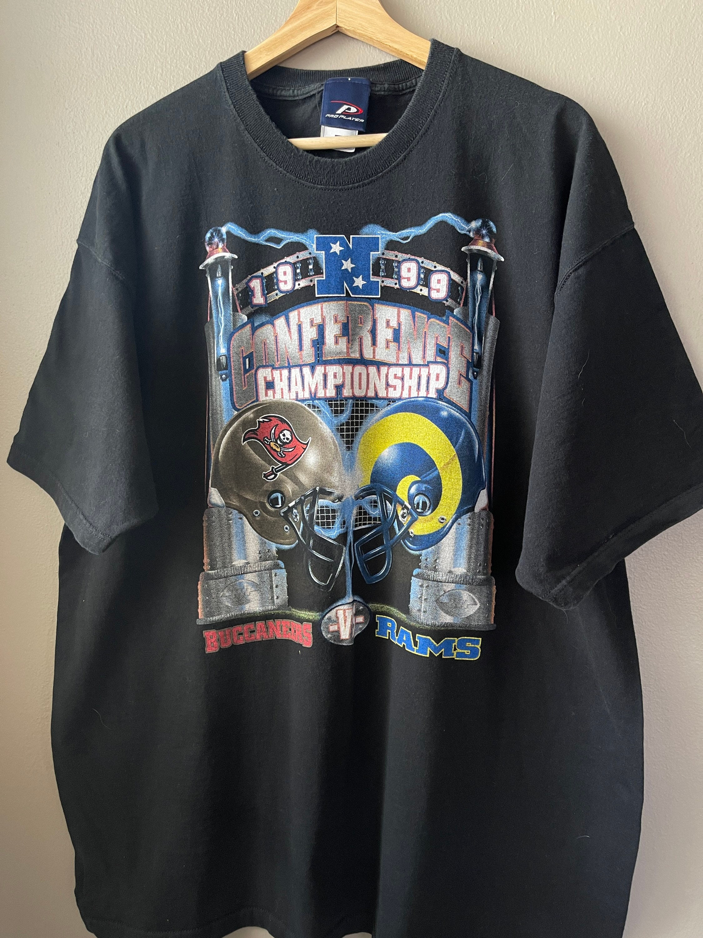 90S Vintage Nfc Championship Game Super Bowl Graphic Tee
