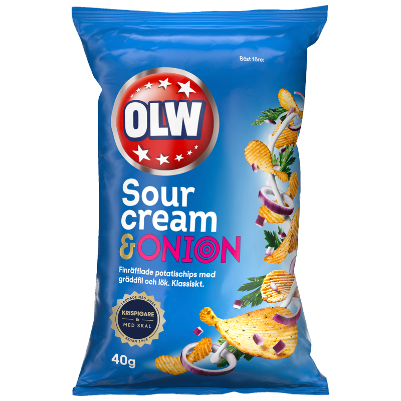 Chips Sourcream & Onion - 22% rabatt