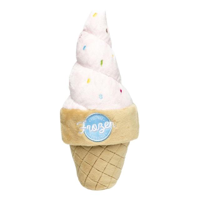 Fuzzyard Soft Ice Cream Cone Plush Dog Toy