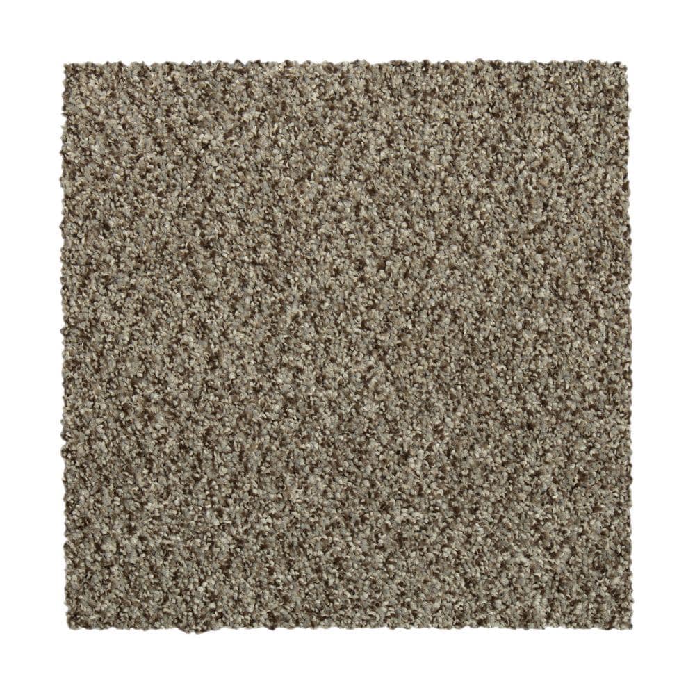 STAINMASTER Essentials Vibrant Blend I Sequoia Plush Carpet (Indoor) Polyester in Brown | STP32-12-L009