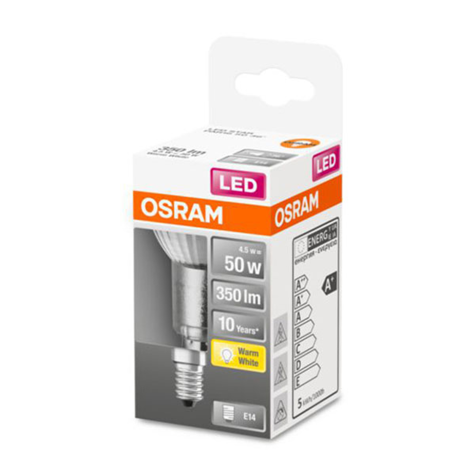 OSRAM Star -LED-heljastin PAR16 E14 4,5W 2 700 K