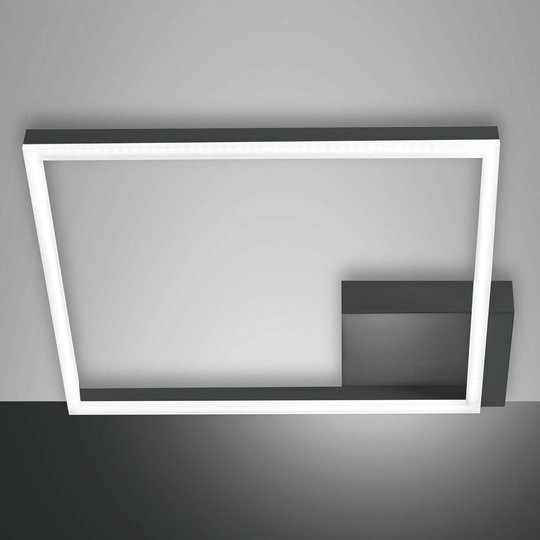 Bard-LED-kattovalaisin, 42 x 42 cm, antrasiitti