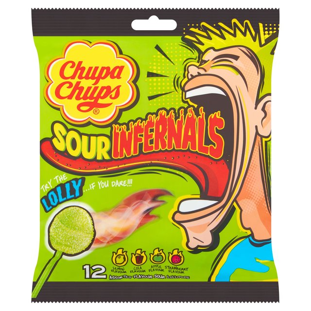 Chupa Chups Infernals Lollipops 114g