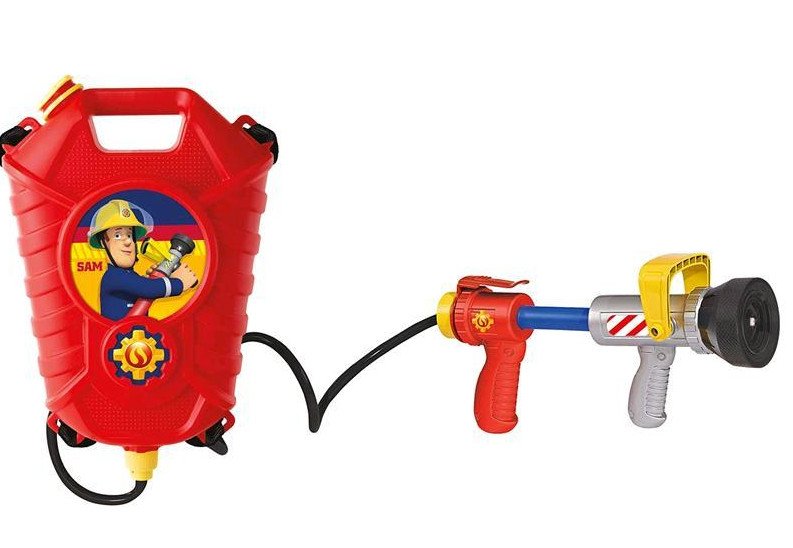 Fireman Sam - Water pistol w / tank, backpack
