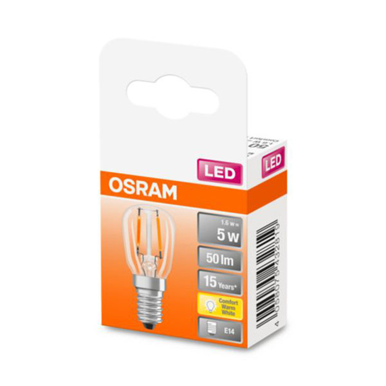OSRAM-LED-lamppu Special T26 E14 1,6W 2 400 K