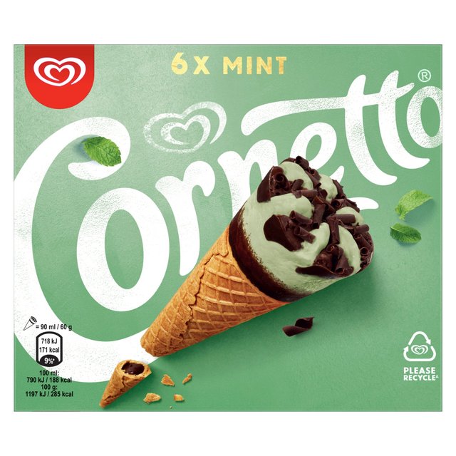 Cornetto Mint Ice Cream Cone