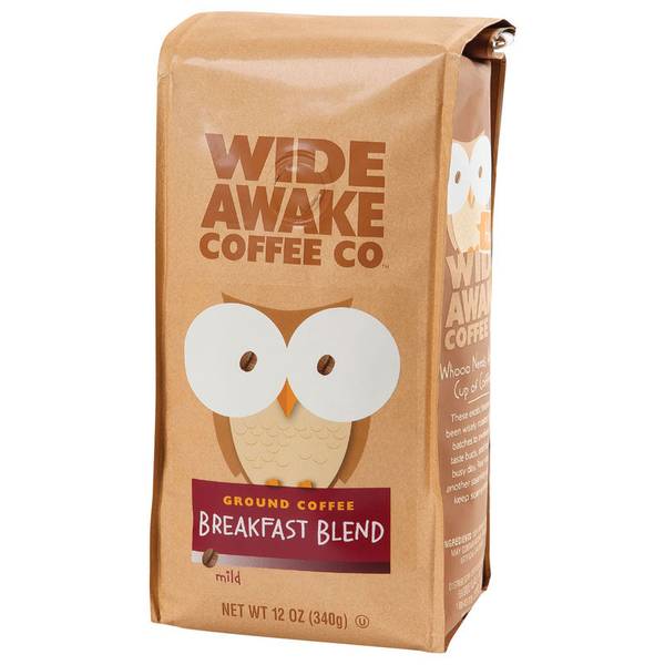 Wide Awake Coffee Co. Breakfast Blend Ground Coffee