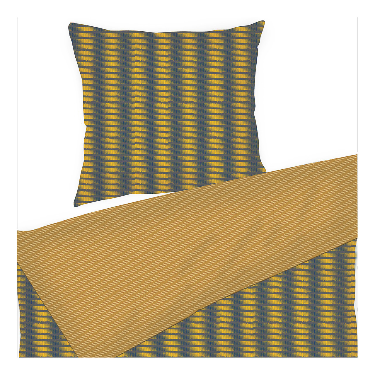 SINNERUP Lines sengetøj (CURRY 140X220)