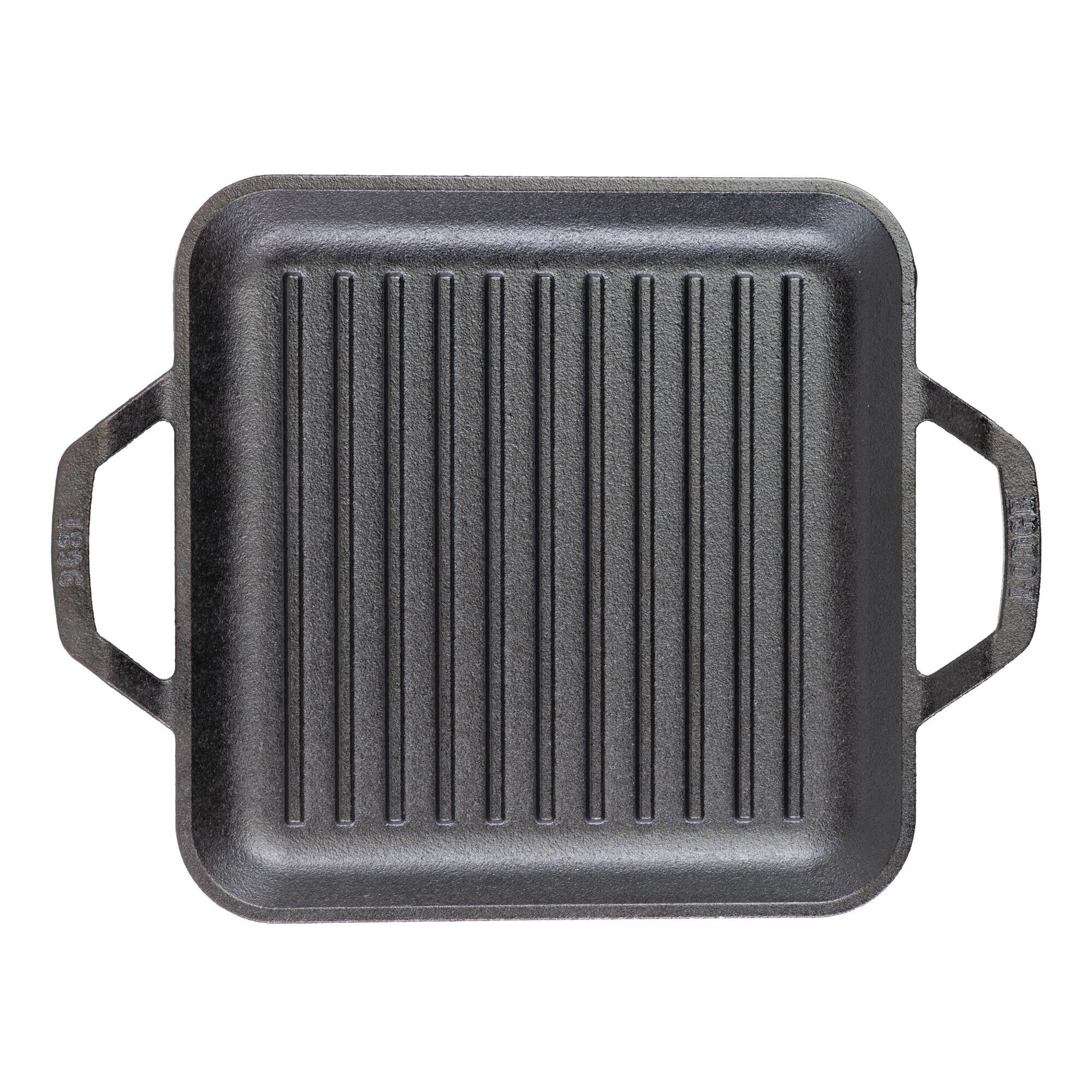 11 Inch Square Lodge Chef Collection Cast Iron Grill Pan by World Market