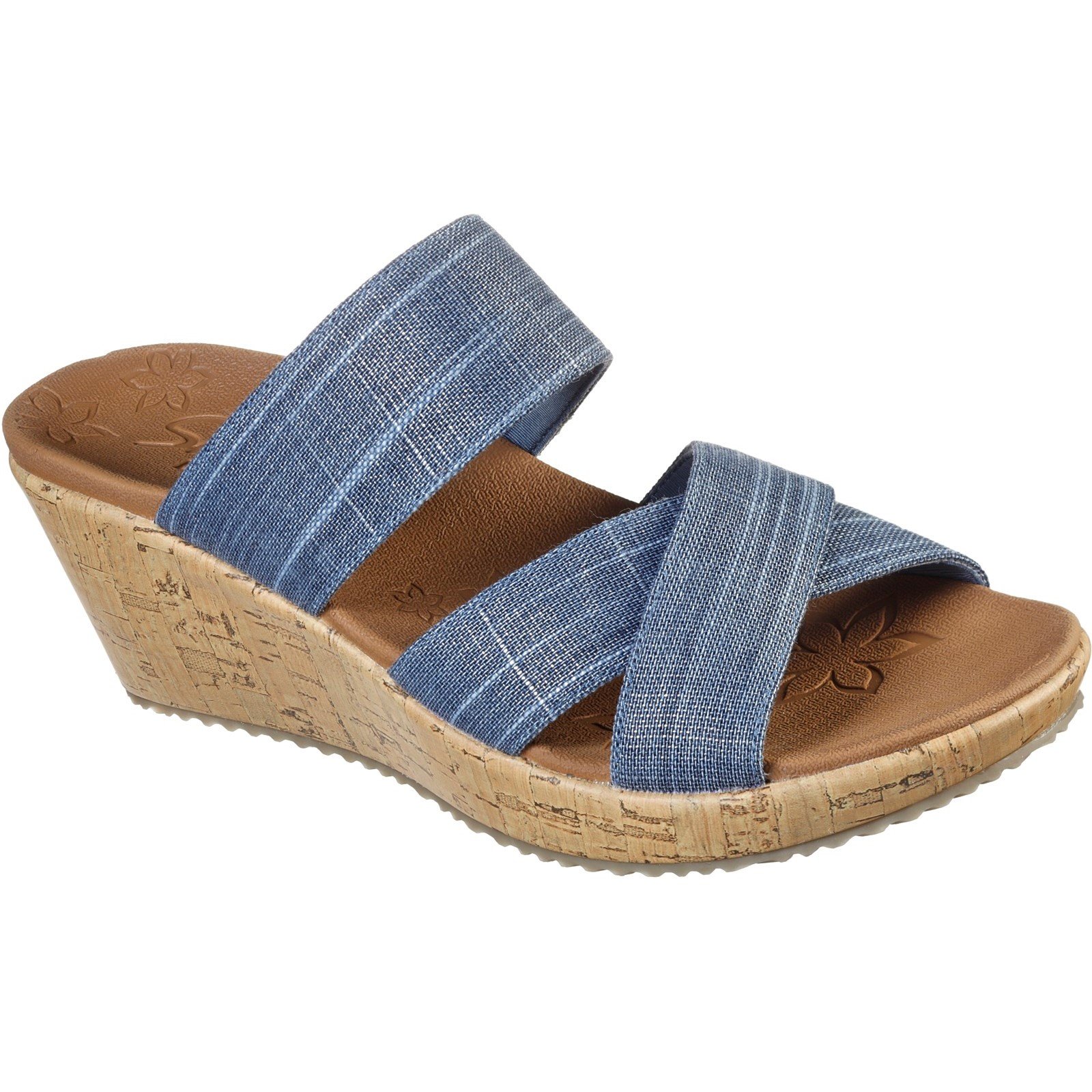 Skechers Women's Beverlee Canyon Dangle Summer Sandal Various Colours 32172 - Navy 5