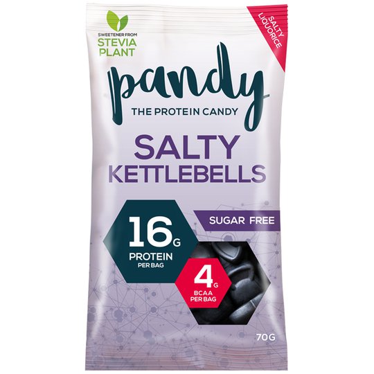 "Salty Kettlebells" Proteiinimakeisia 70g - 52% alennus