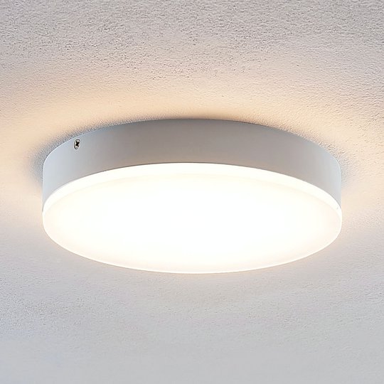 Lindby Leonta LED-kattovalaisin, valkoinen, 20 cm