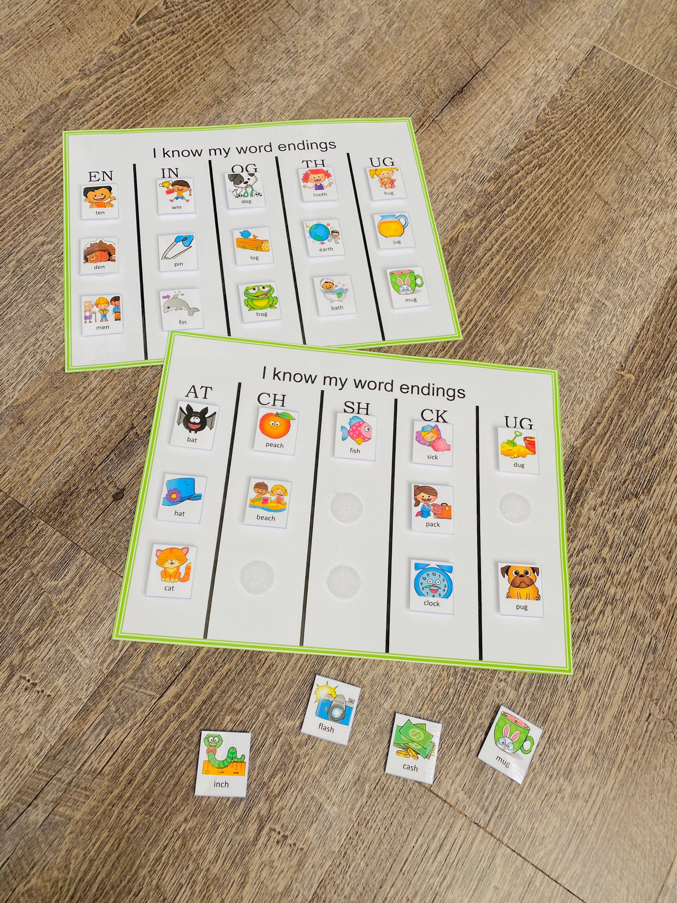 Learning Phonics & Letter Blends, Phonics Learning Game, Homeschool Learning, Busy Book Games