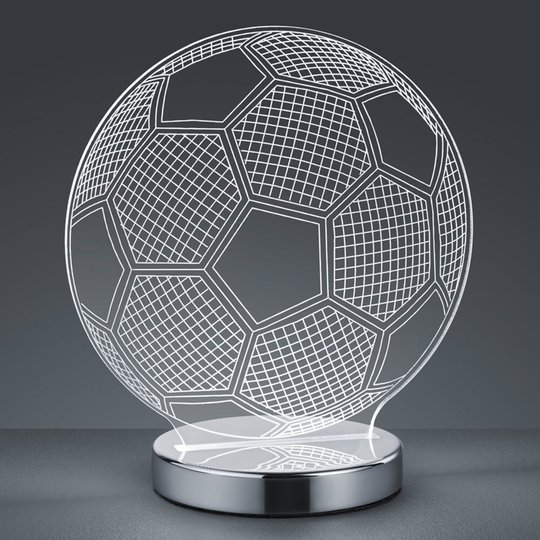 3D-hologrammipöytälamppu Ball - valittava valoväri