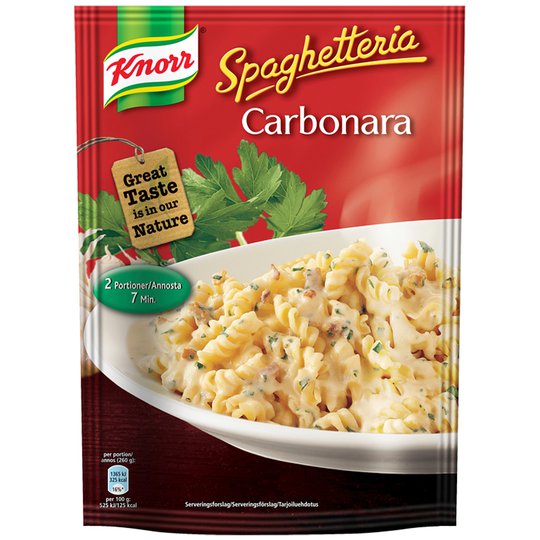 Pasta-ateria "Spaghetteria Carbonara" 157g - 25% alennus